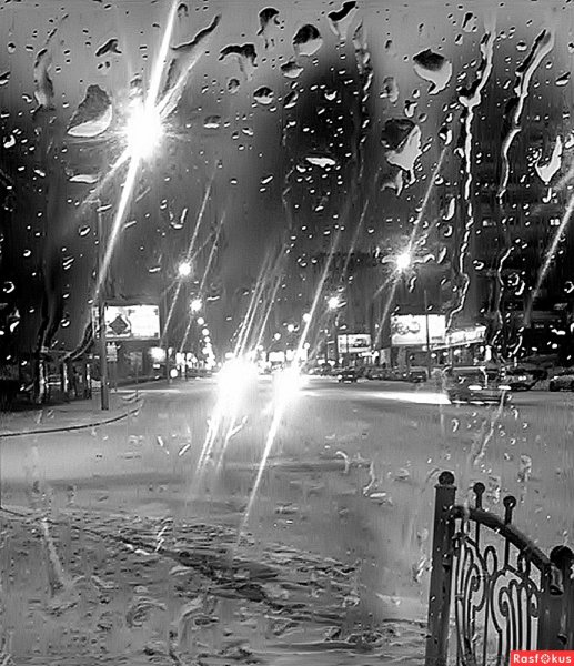 Дождь ночью