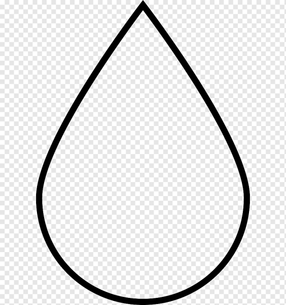 Капля контур