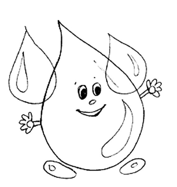 Тучка раскраска