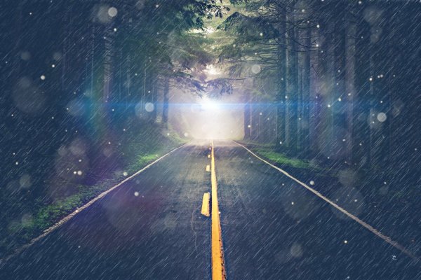 Мокрая дорога