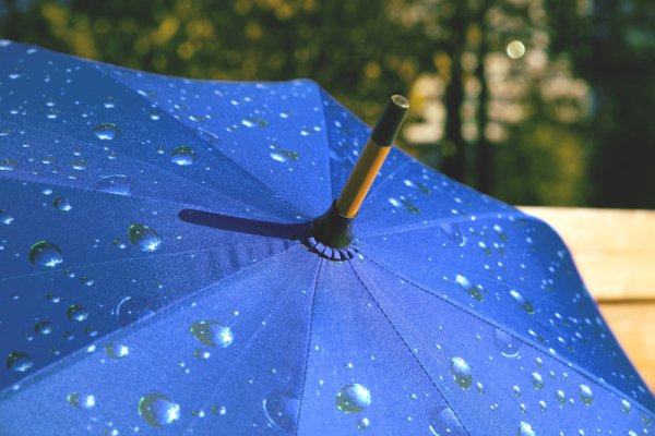 Капелька с зонтиком