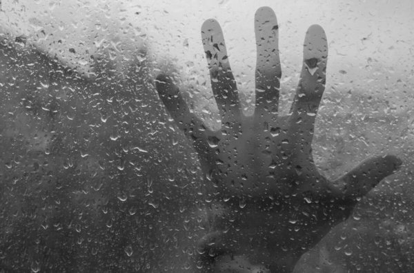 Ладонь на стекле