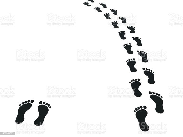 Следы человека тропа