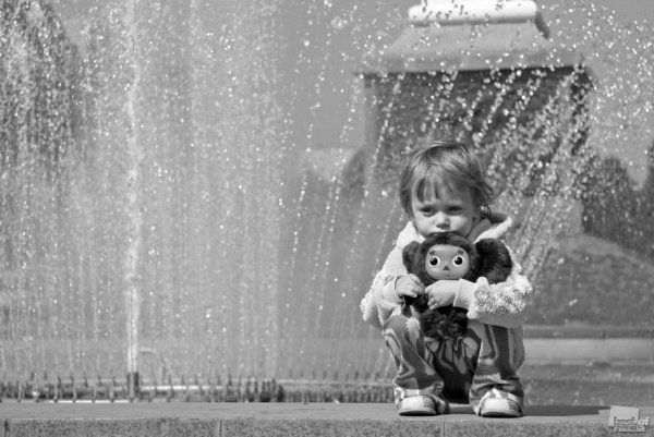 Детки под дождем