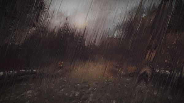 Дождь стеной