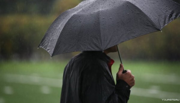 Парень с зонтом