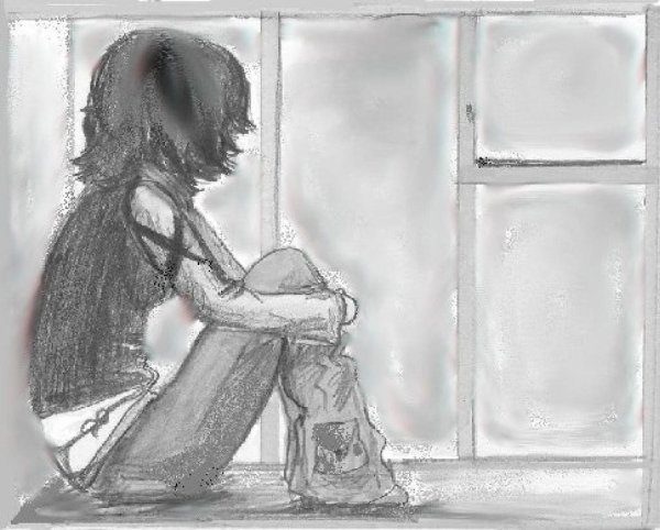 Грустные картины с надписью