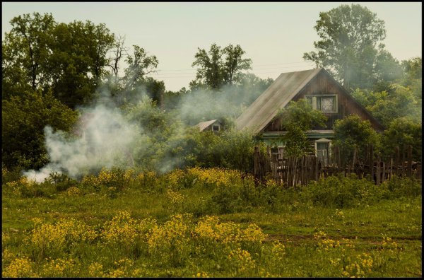 Дождь в деревне