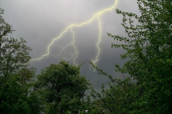 Гроза и дождь