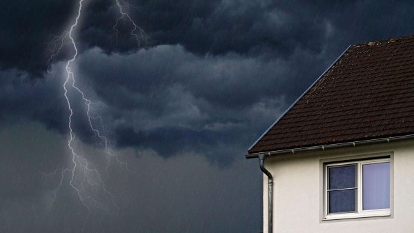 Гроза и ветер