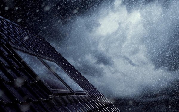 Ливень крыша