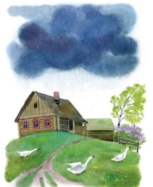 Иллюстрация к стихотворению Весенняя гроза