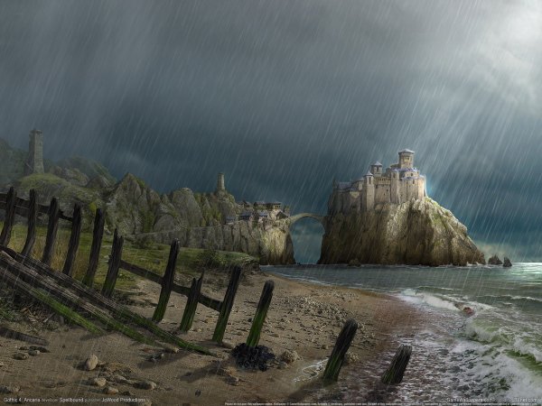 Замок из дождя картинки