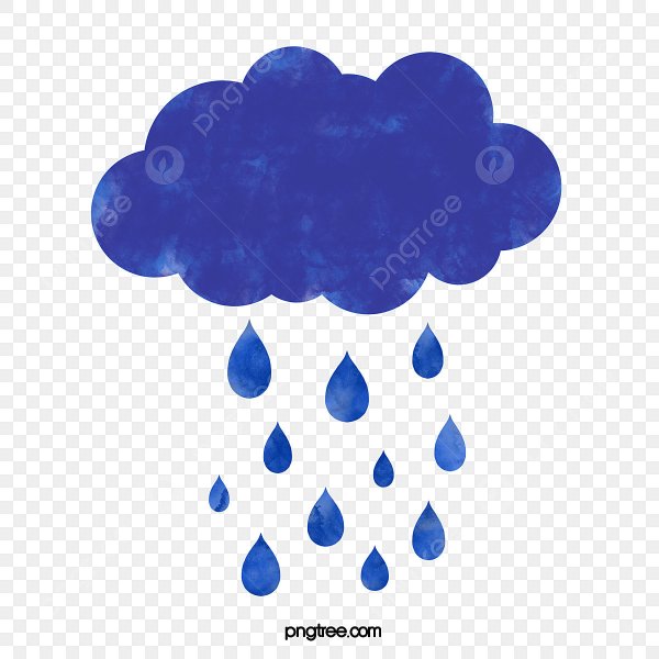 Тучка с дождиком