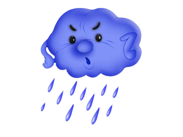 Тучка рисунок для детей