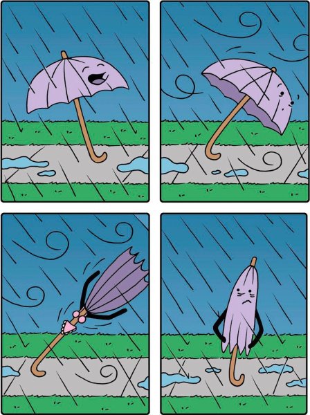 Шутки про дождь