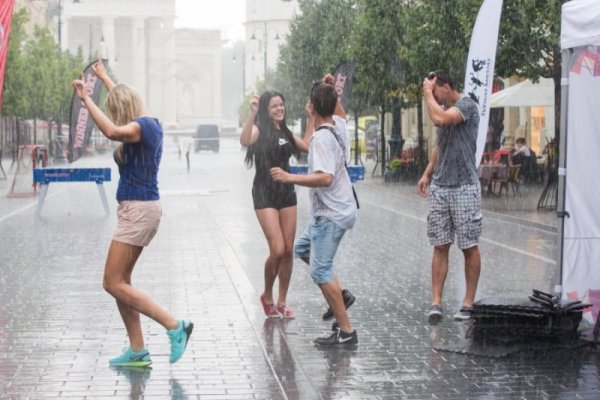 Ливень после жары