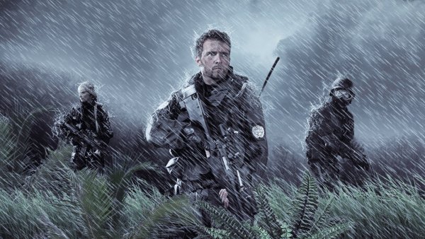 Солдат под дождем