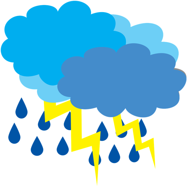 Облако с дождиком