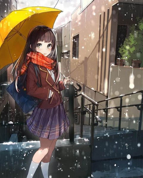 Аниме дождь