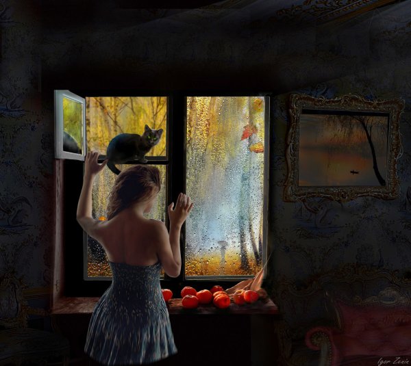 Игорь Зенин фотохудожник женщины осень