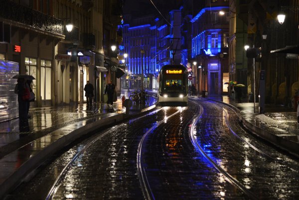 Дождь ночью