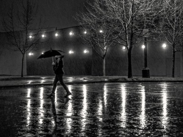 Дождь ночью