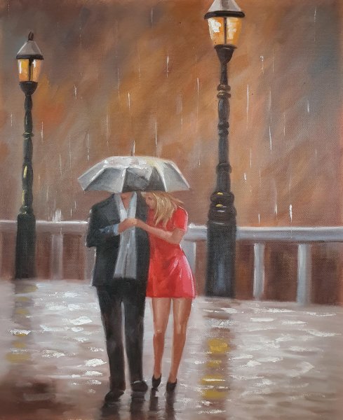 Pete Rumney художник Rain