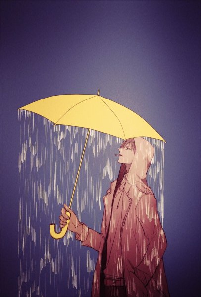 Парень с зонтиком