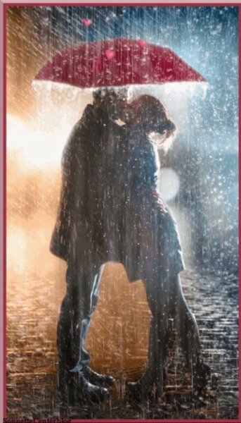 Анимация под дождем