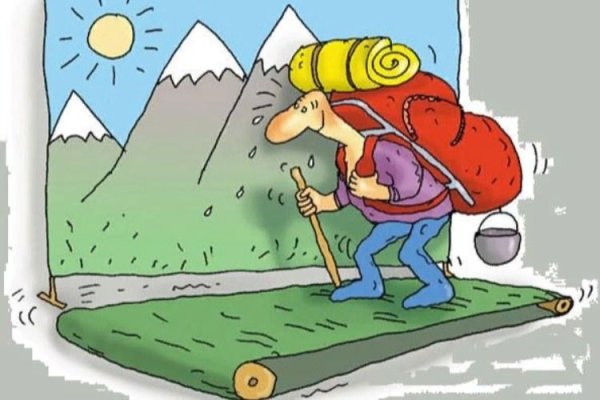 Поход карикатура