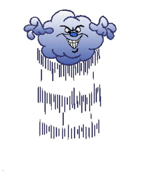 Туча с дождем