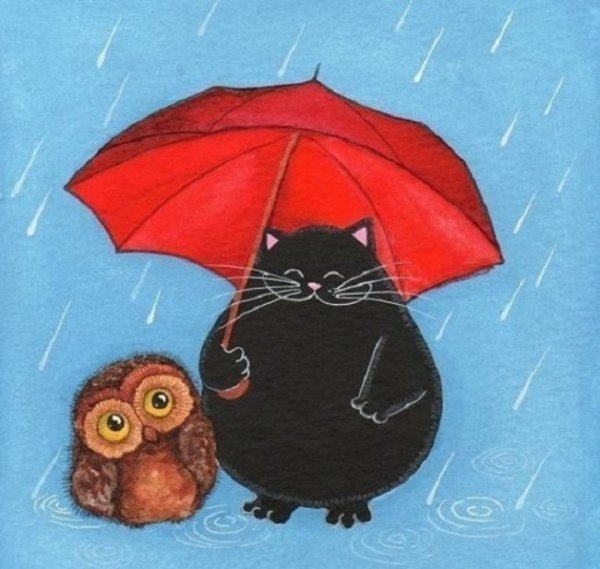 Коты художницы Annya Djachiachvili