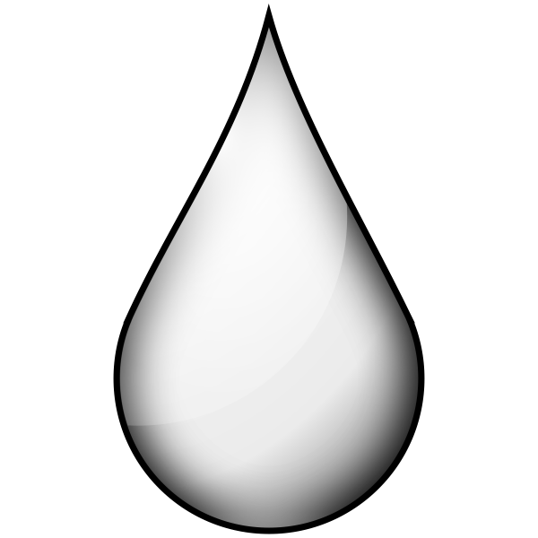 Капля нарисованная