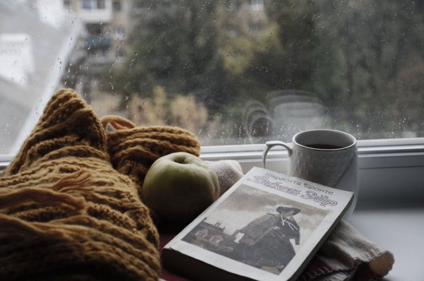 Уютный плед и чай