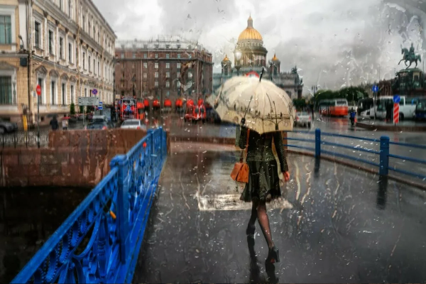 Санкт-Петербург дождь