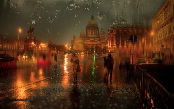 Эдуард Гордеев дождливый Петербург