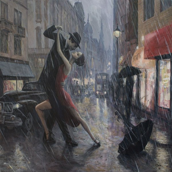 Картинки танец под дождем живопись (69 фото) » Картинки и статусы про  окружающий мир вокруг