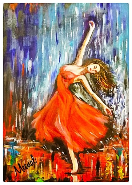 Танцующая под дождем