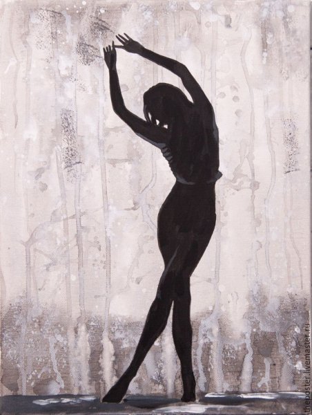 Девушка Танцующая под дождем