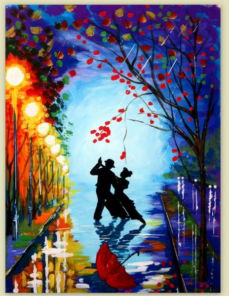 Картины гуашью