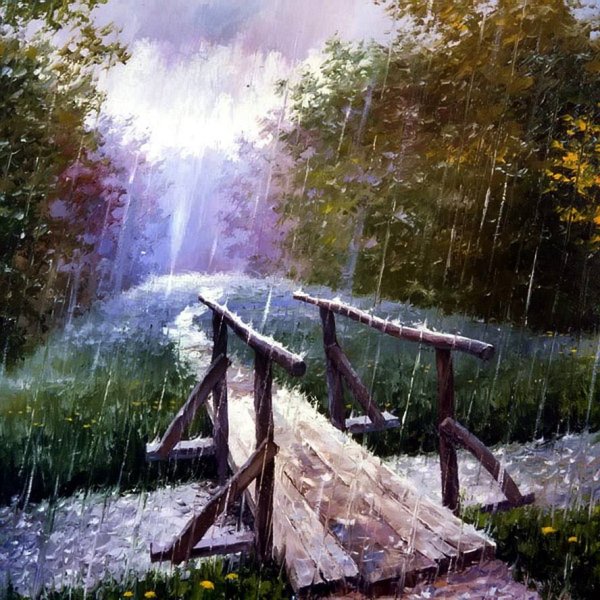 Дмитрий Левин грибной дождь картина