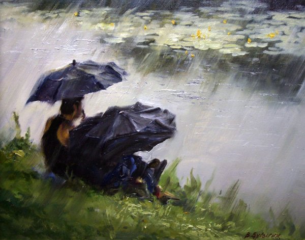 Картины с изображением дождя