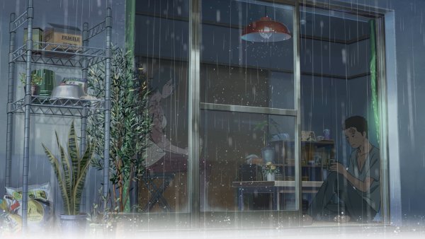 Макото Синкай аниме дождь