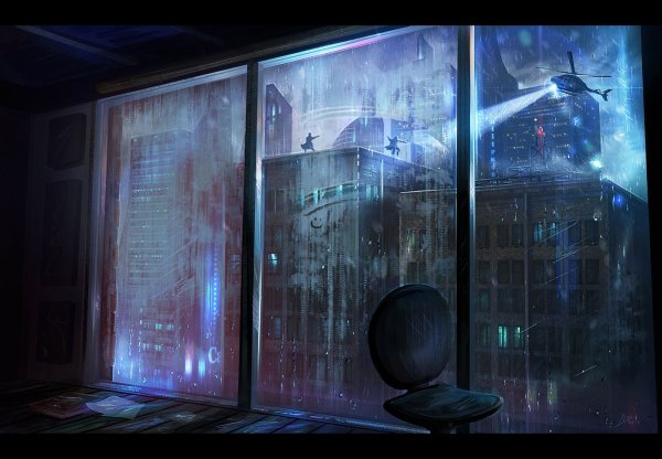 Вид из окна арт