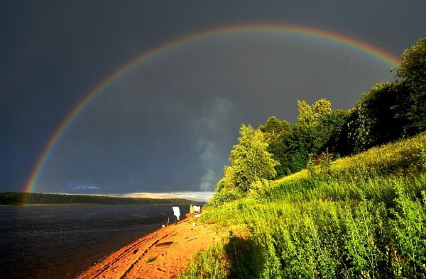 Радуга после дождя