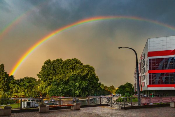 Радуга после дождя
