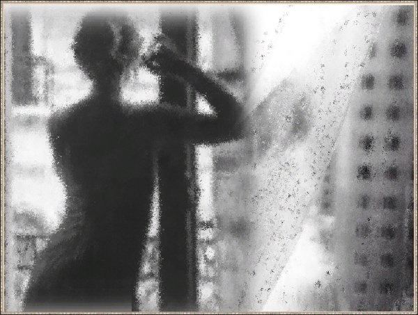 Девушка у окна дождь