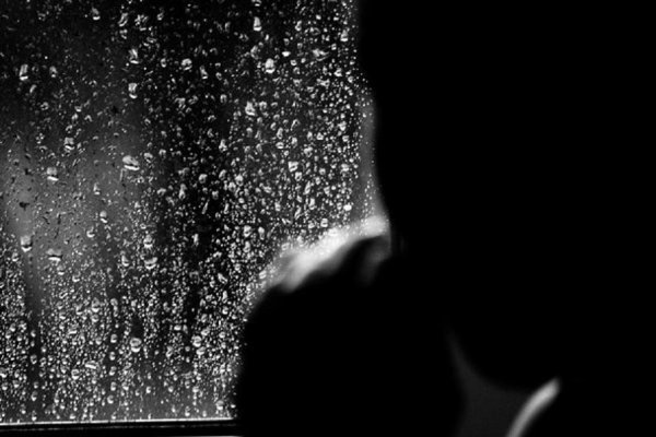 Дождь окно ночь