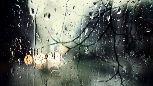 Дождь за стеклом